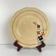 Set of 5 flat plates Sarreguemines floral pattern, 1920-40