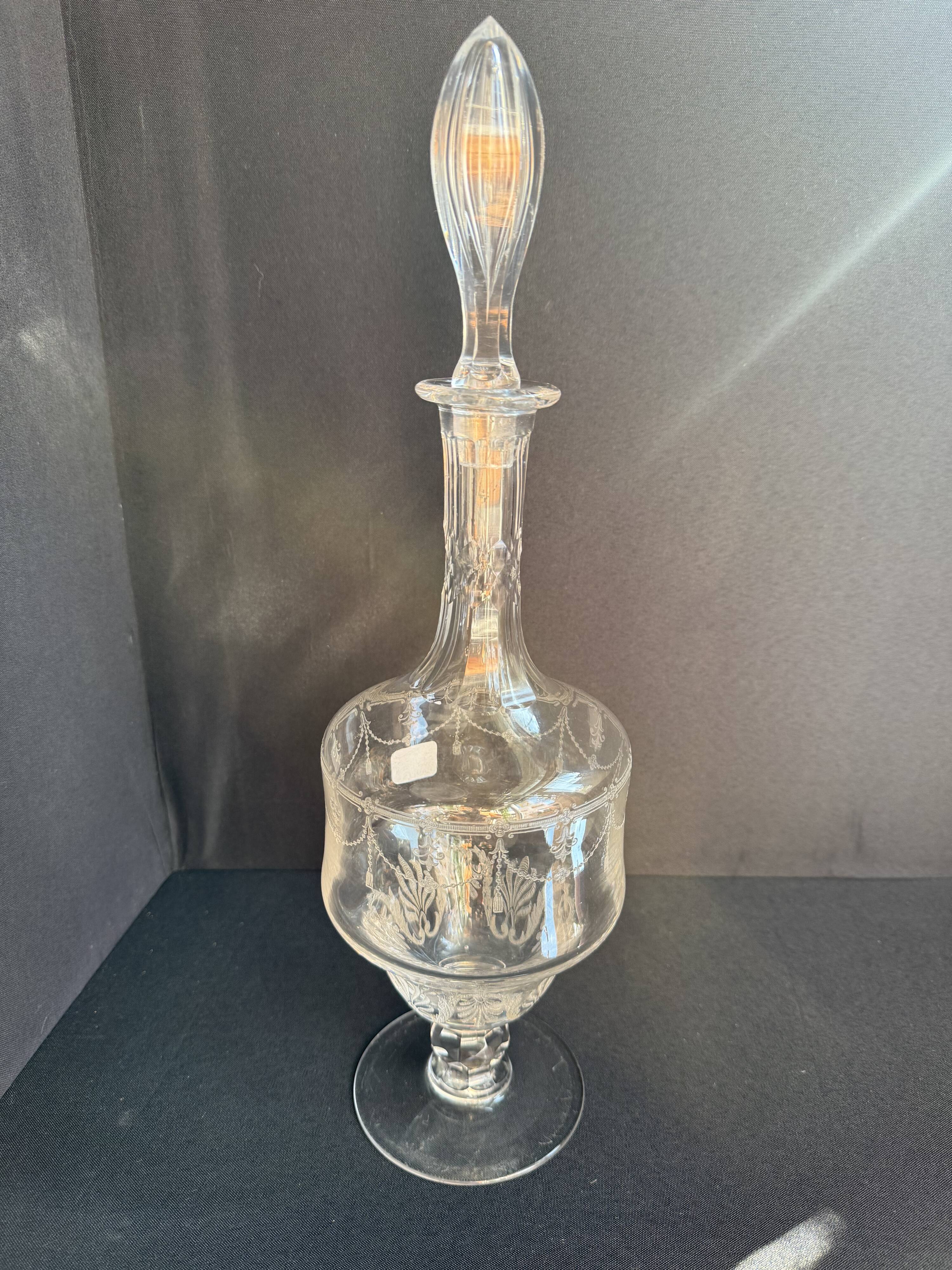 Carafe à vin Saint Louis service Anvers