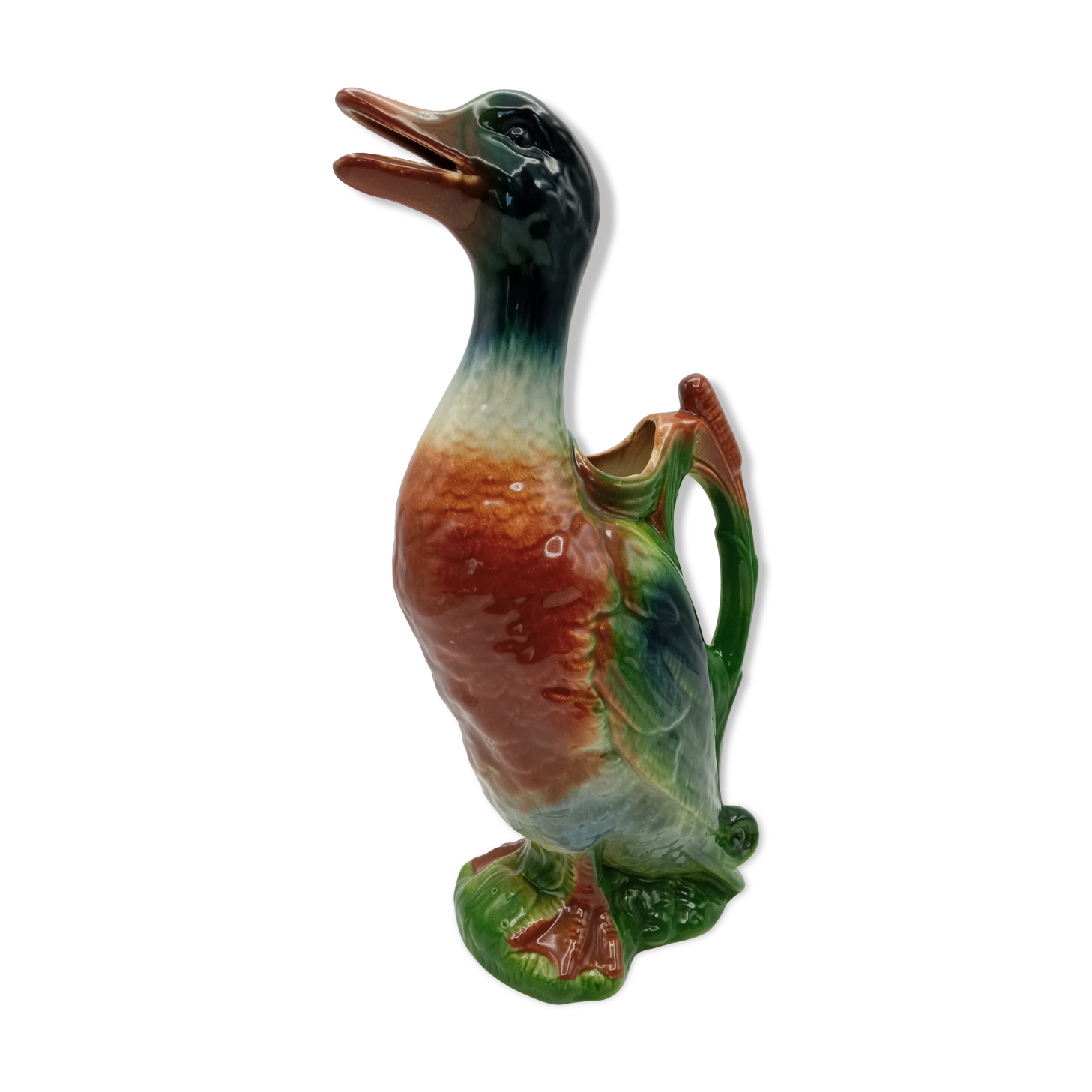 Duck pitcher in dabbling