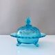 Butter dish in pressed glass 19th century