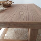 Roxanne raw wood coffee table