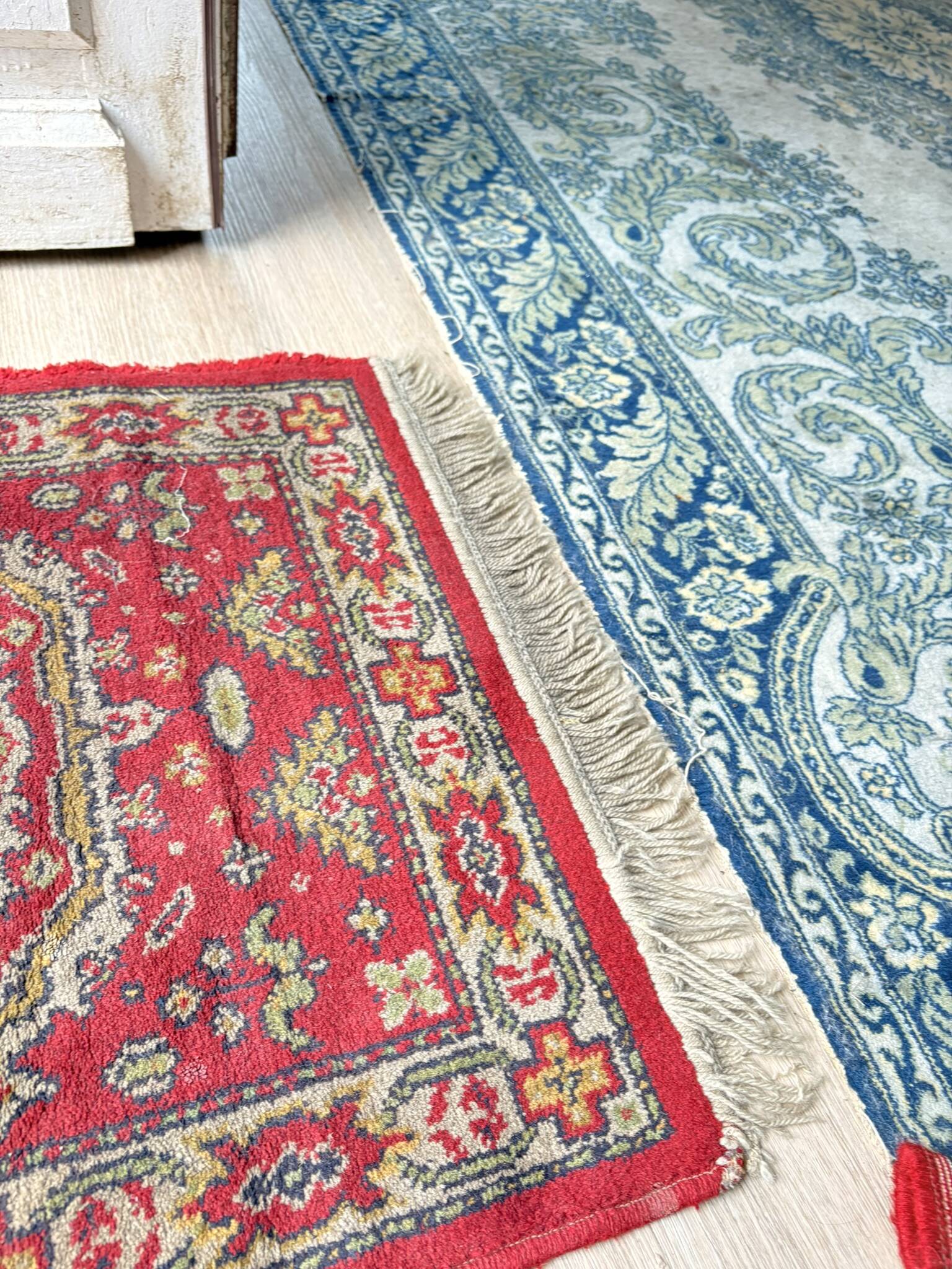 Ancien Tapis Rouge Shirvan Kasak Turc Oriental Orient Anatolie