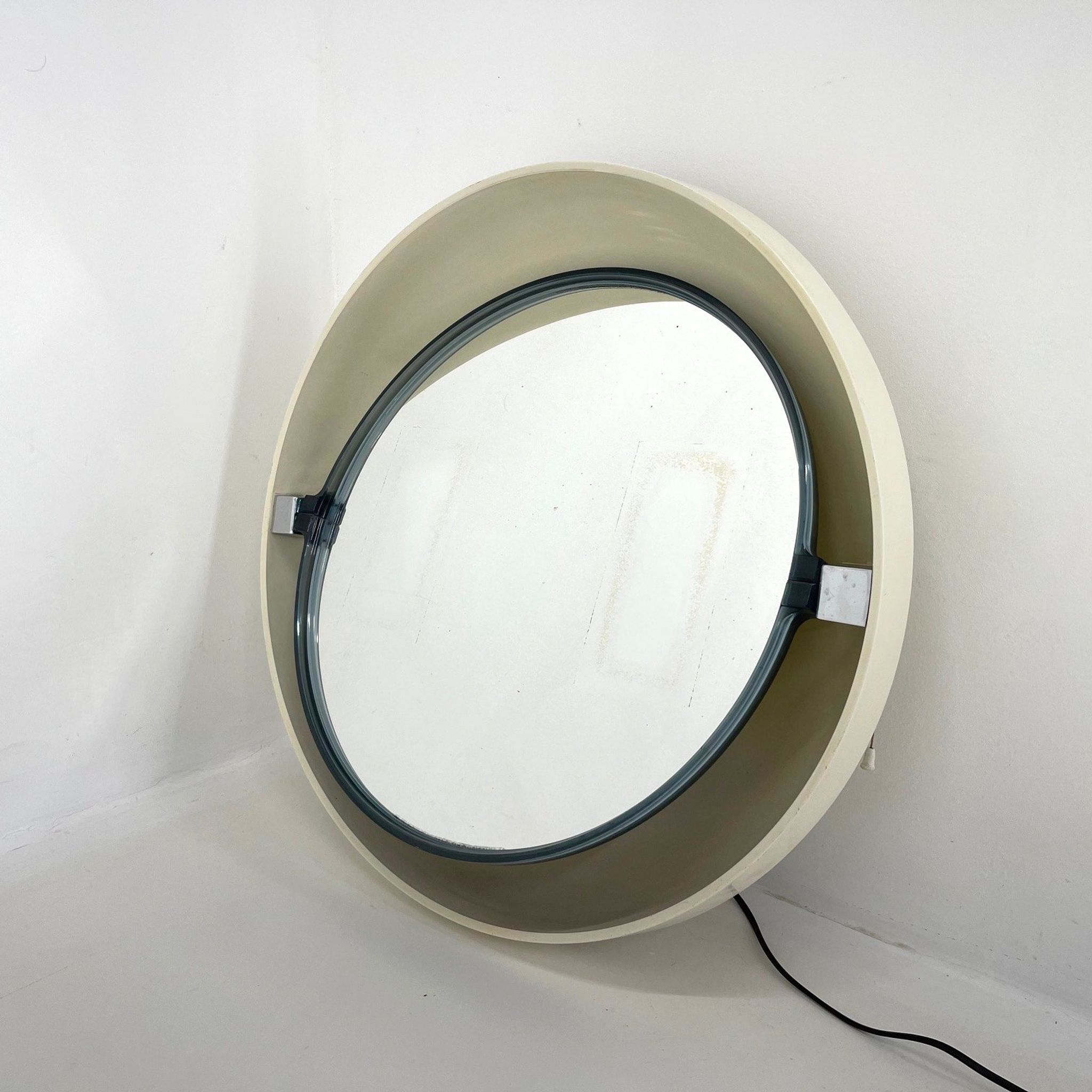 Mid-century Mirror by Allibert, 1970's 62cm