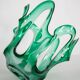"Scarf" Vase Artisan Large Vintage Mid-Century Glass Vase