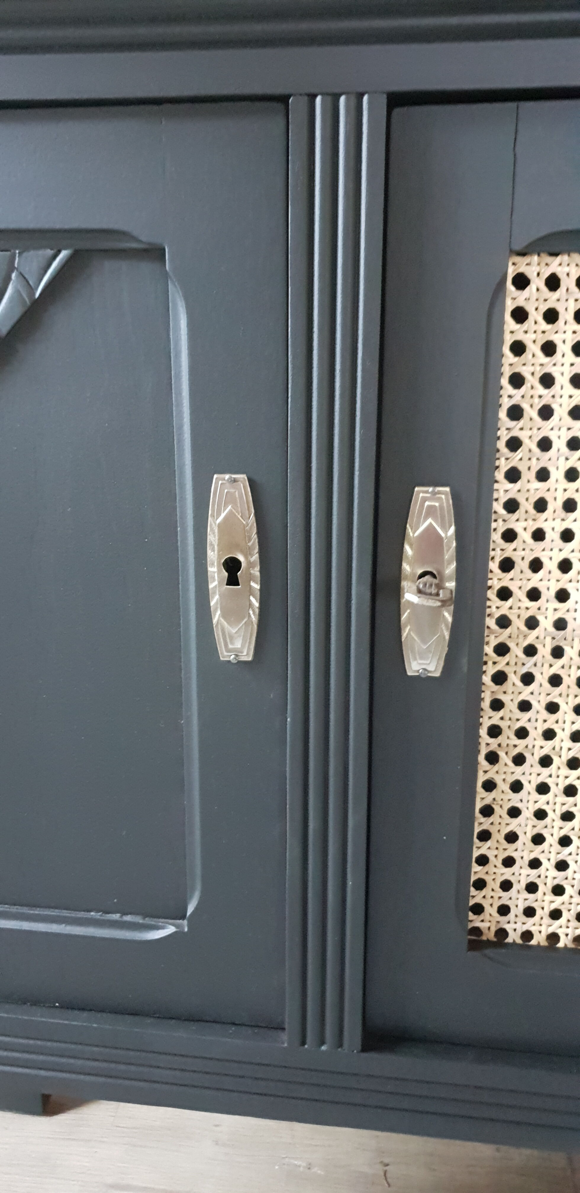 Black sideboard and canning