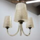 Glass chandelier, 1940´s