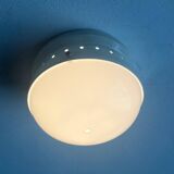 Mid-century Italian space age ceiling lamp by Gianemilio, Pietro and Anna Monti for Kartell, 1950s.