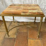 Pair of vintage marble coffee tables