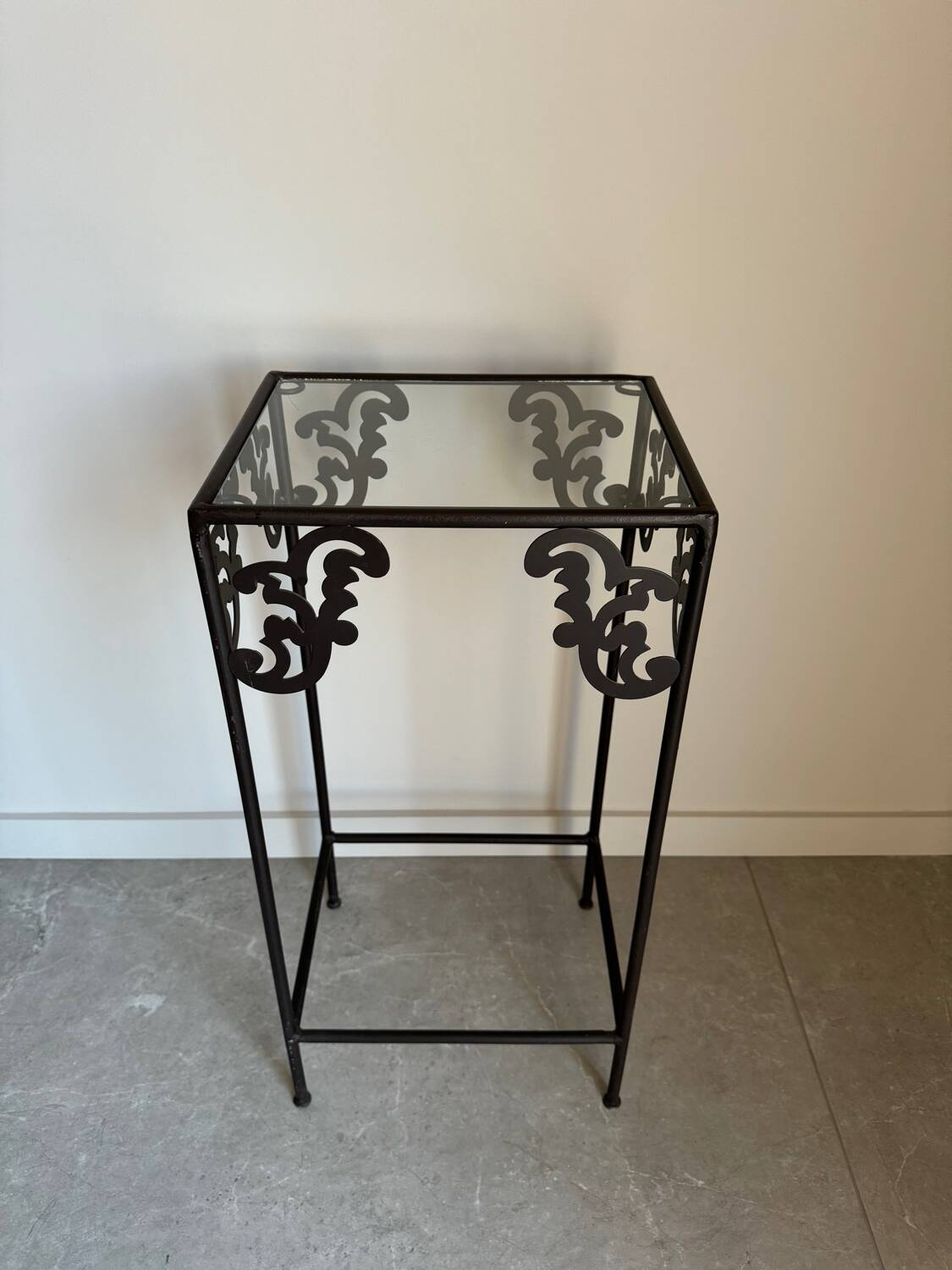 Wrought iron console