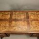 Double-sided desk with drawers