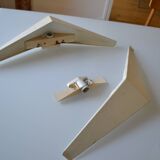Pair of modernist reconstruction wall lamps