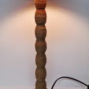 Rope lamp brutalist style