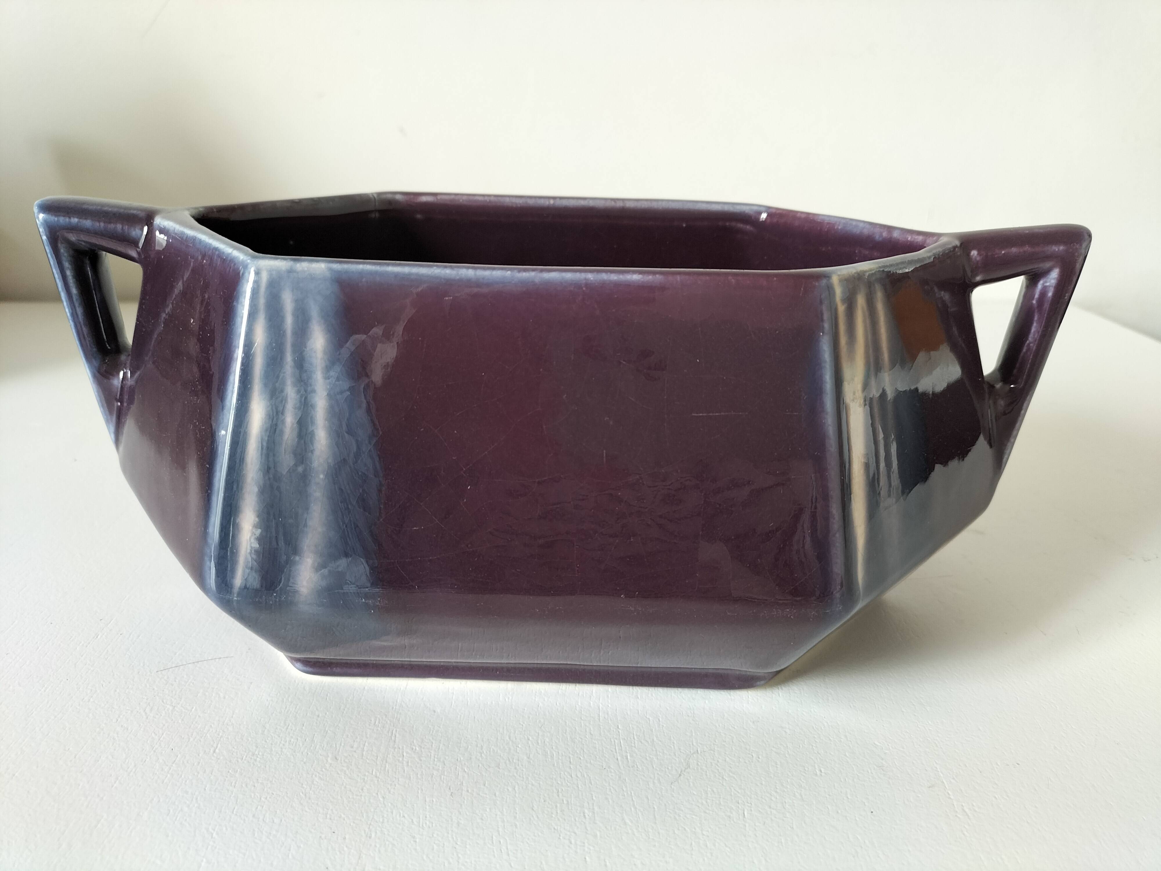 Vintage planter Manufacture Le Bruyn 40s-50s