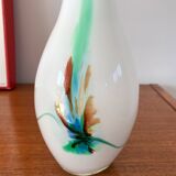 Murano style colored opaline vase from the 60s