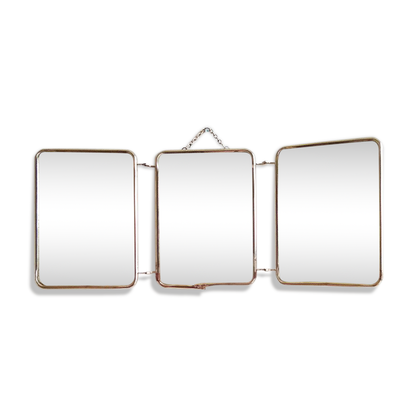 Mirror Barber triptych - 47.5 x 20 cm