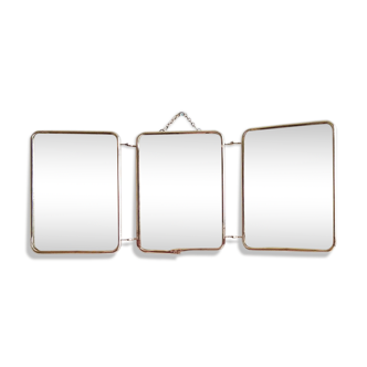 Mirror Barber triptych - 47.5 x 20 cm