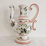 Aiguière de 39 cm en faïence Capodimonte