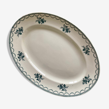 Ceramic oval dish Saint Amand