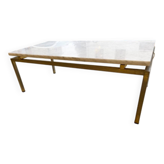 Table basse rectangulaire, marbre, 1970