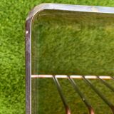 Range records or vinyl range in plexi, turtle scales effect, on wheels, 1970