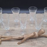 Set of 8 Luminarc champagne flutes