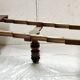 Napoleon III central leg table, solid mahogany, 19th century