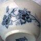Ramekin in earthenware with decoration of flowers, butterflies and birds