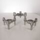 Set of 3 Nagel BMF candle holders