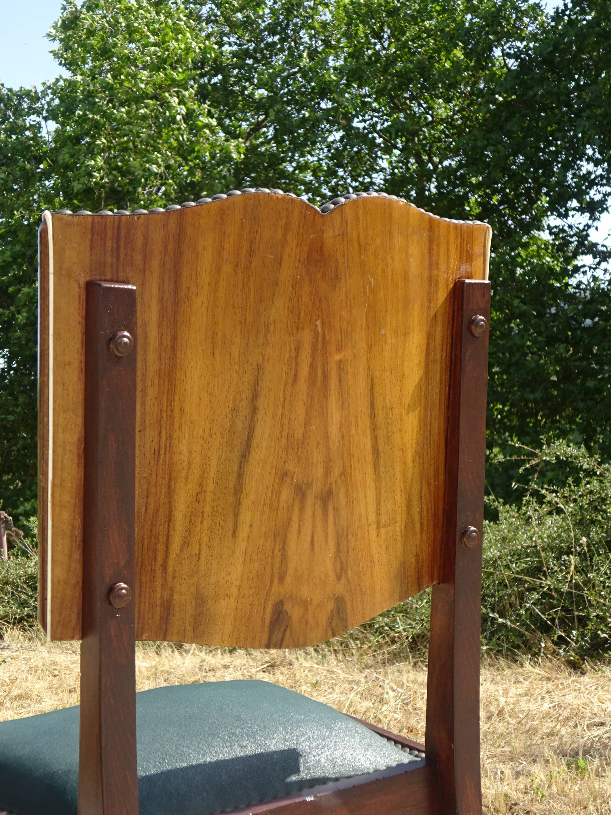 Restored Art Deco chairs, the 6.