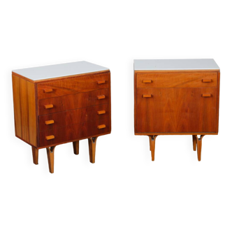 Pair of nightstands produced by Novy Domov, 1970