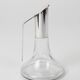 Riedel Mesa Elegant Silver & Crystal Carafe, Decanter, Pitcher, Italy, 1980s
