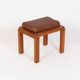 Pierre chapo, coiffeuse, tabouret et pouf 1989
