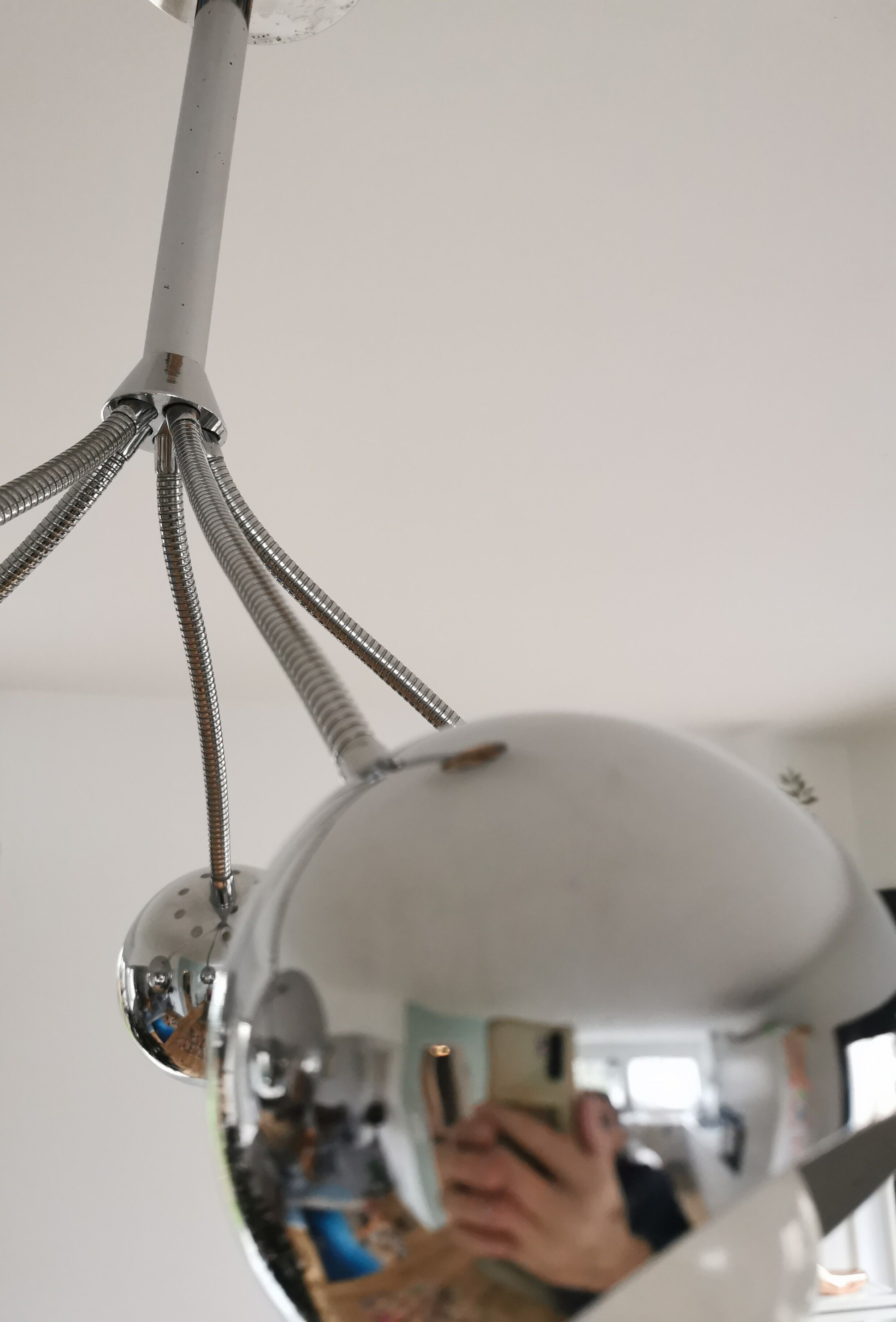 Retro balls chandelier