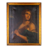 Portrait Oil Painting 19th Century - Penitent Madeleine