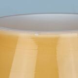 80s glass mushroom lamp, vintage