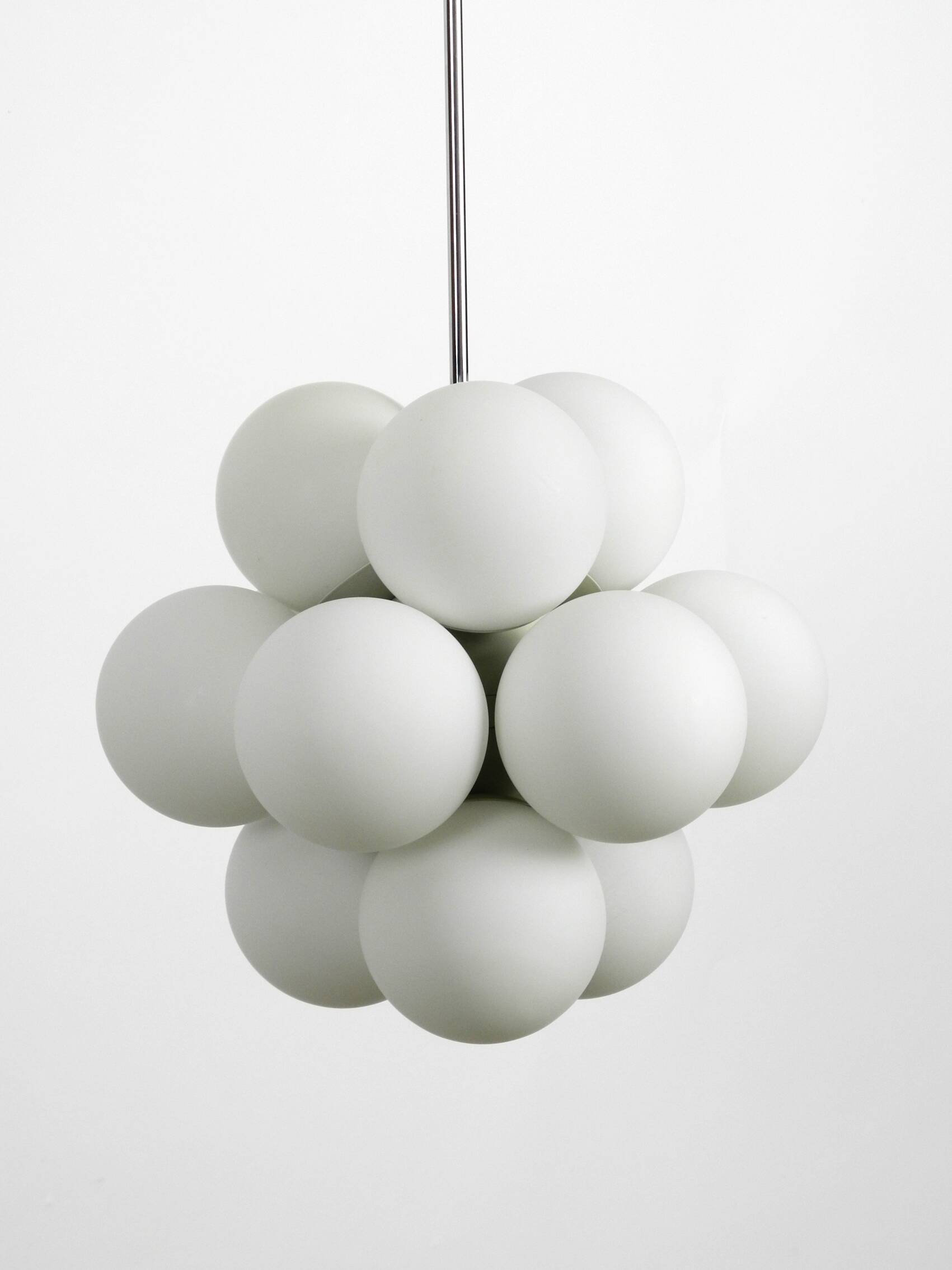 1960s Atomic Space Age Kaiser Leuchten metal ceiling lamp