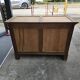 Restoration period commode in walnut burl and black marble – 19th century