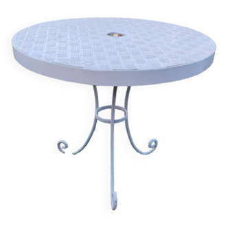 Table de jardin en fer ancien