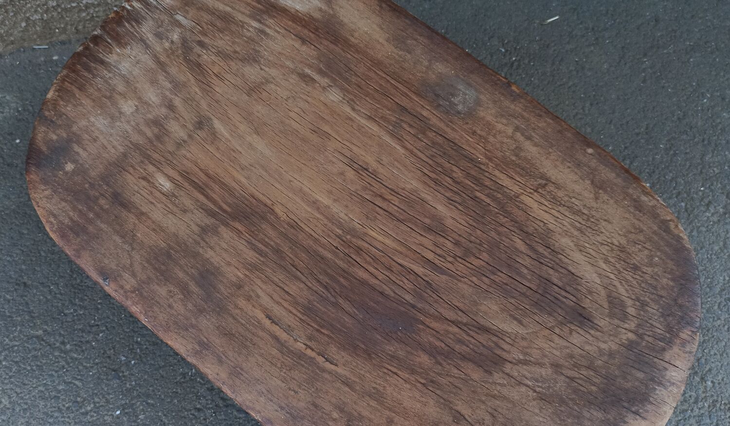 Antique wooden stool. Senufo African art from Côte d'Ivoire.