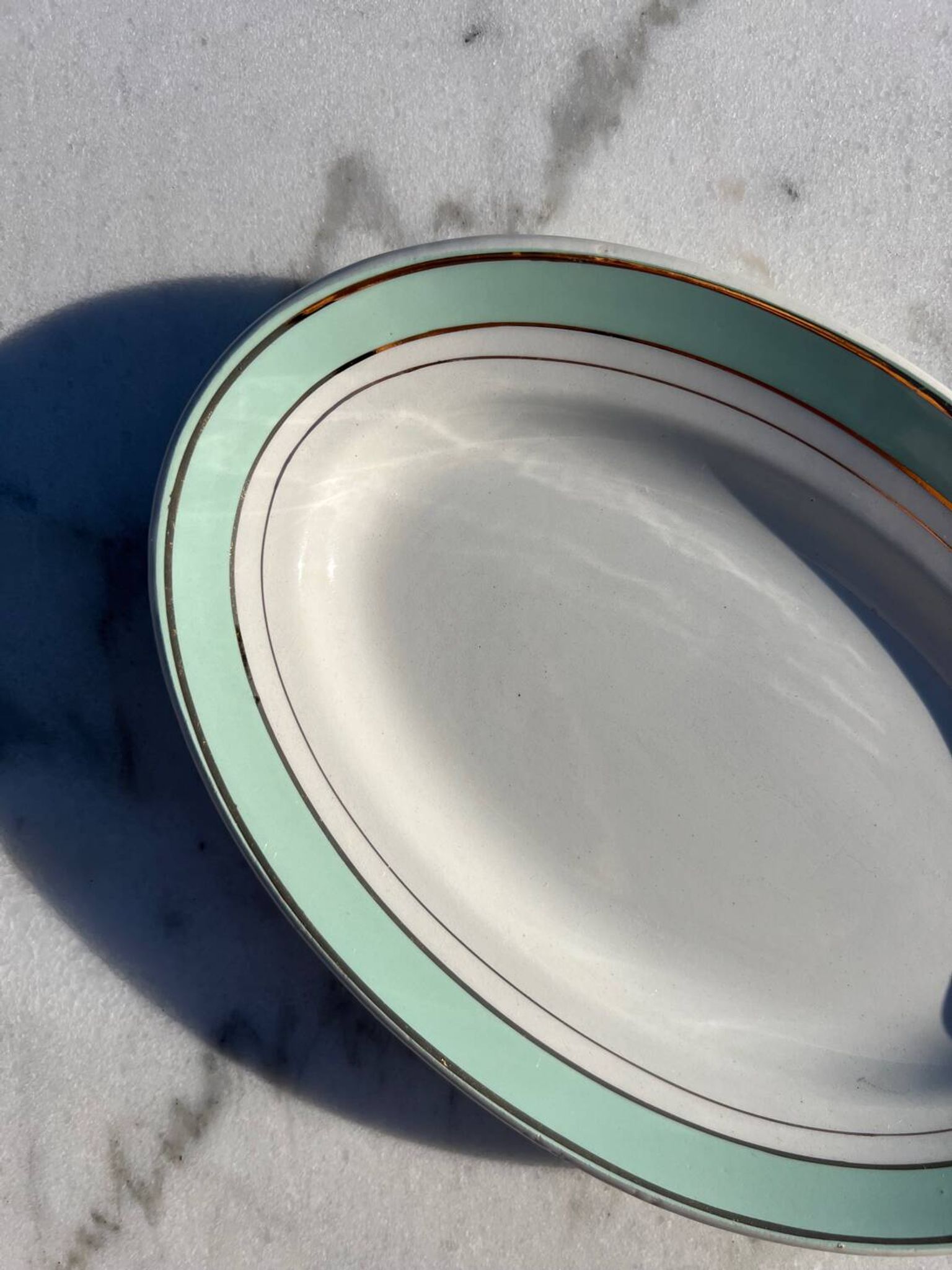 Ravier in half-porcelain from Lunéville - Épinay model