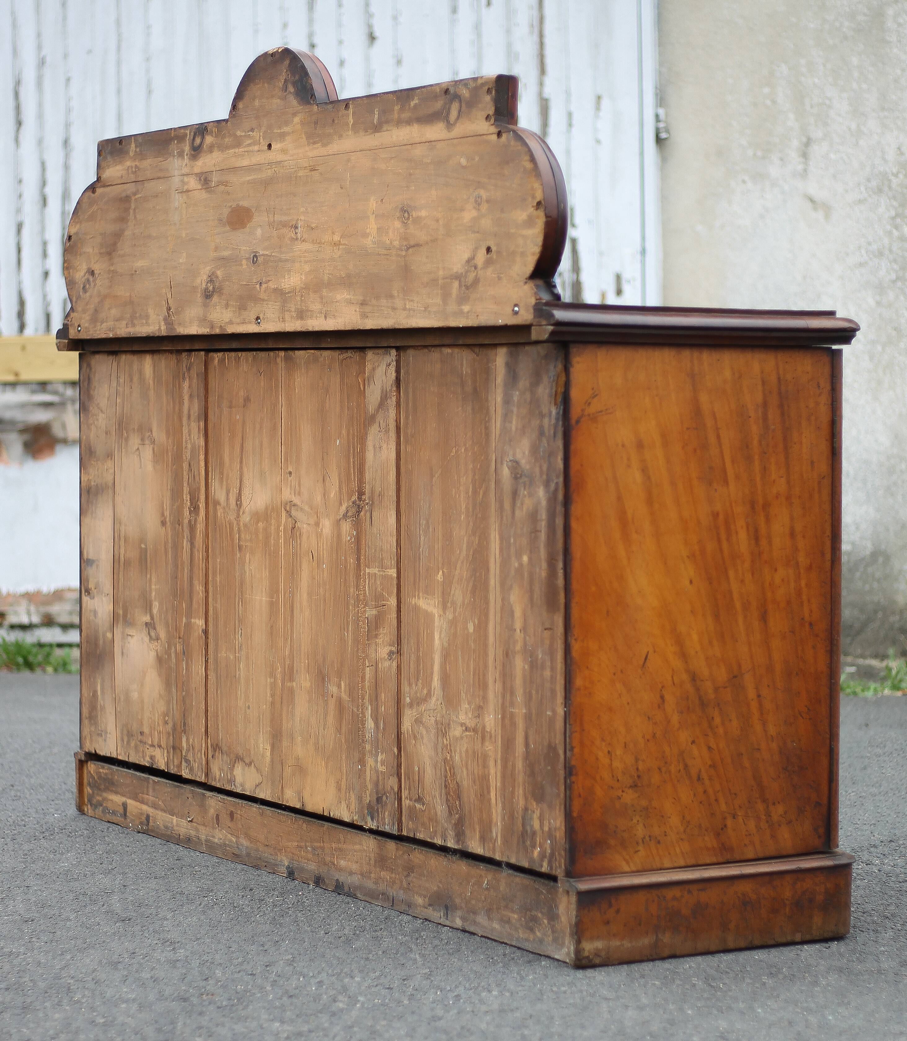 Antique mahogany furniture, English counter furniture, English servant, buffet furniture