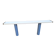 Console in White Lacquer with Cylindrical Plastic Legs by Tresoldi Salvati, 1980s