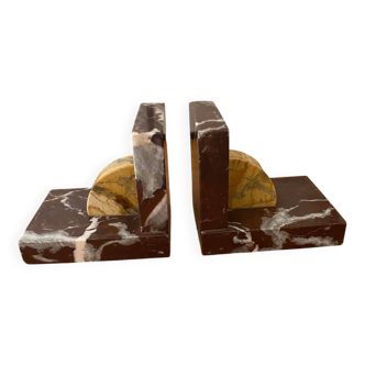 Pair of marble bookends (1930s)