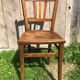 Luterma bistrot chair in wood 70s vintage