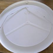 Miroir rond vintage Syla modèle 6131 décor roses