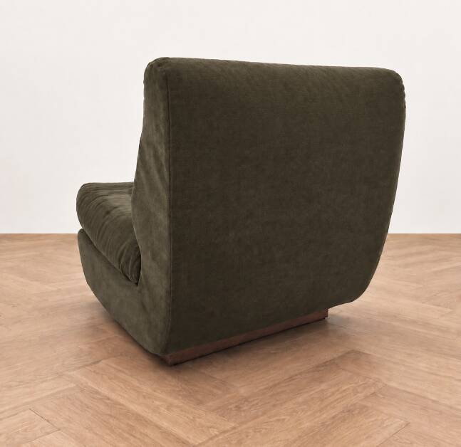Reupholstered Roche Bobois armchairs