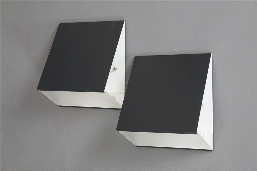 Set of two mid century modern wall lamps by Kaiser Leuchten, 1960s