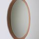 Cristal Arte Pink Oval Rosé Mid-Century Wall Mirror, Italy, 1960s