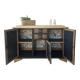 Buffet art déco noir et bois