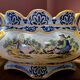 Henriot Quimper: large painted faience planter